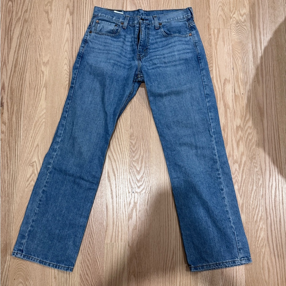 Levi's Blue Straight Jeans Classic Fit